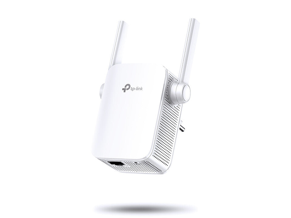 TP-LINK Extender Wi-Fi AC1200- 867Mbps at 5GHz + 300Mbps at 2.4GHz- 802.11ac/a/b/g/n- 1 10/100M LAN- WPS- 2 antenna