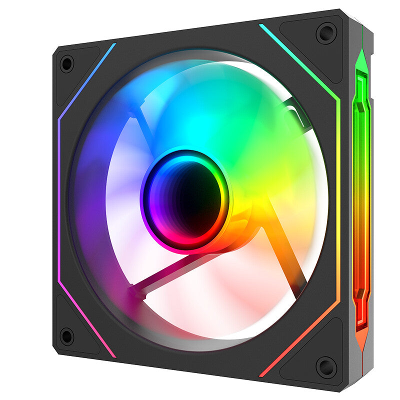 Ventola per case INFINITY Black - 12cm - ARGB Sync 5V 3pin - 4pin PWM