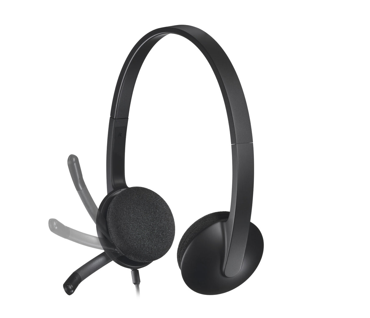 Cuffia con microfono LOGITECH RETAIL - H340 USB Nero