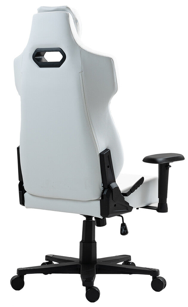 itek Gaming Chair SHUTTLE PM66 - PVC e Tessuto- Braccioli 3D- Nero Bianco