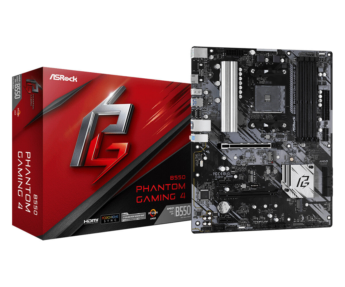 MB Asrock AM4 B550 PHANTOM GAMING 4 4x DDR4 6X SATA3 ATX