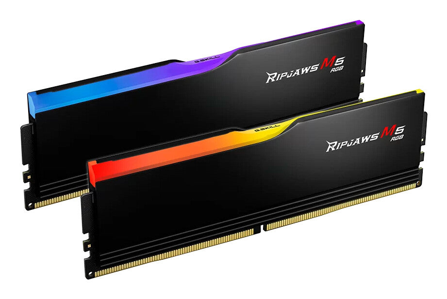 G.Skill DIMM 32GB DDR5-6000 (2x16GB) Dual-Kit- Ripjaws M5 RGB- INTEL XMP- Black