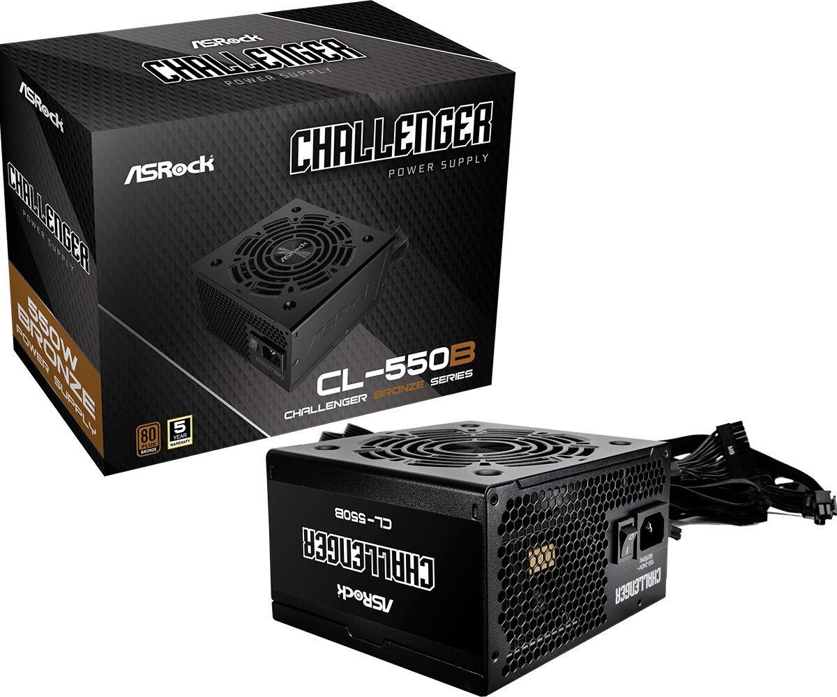Alimentatore Asrock CL-550B Challenger - 550W 80Plus Bronze