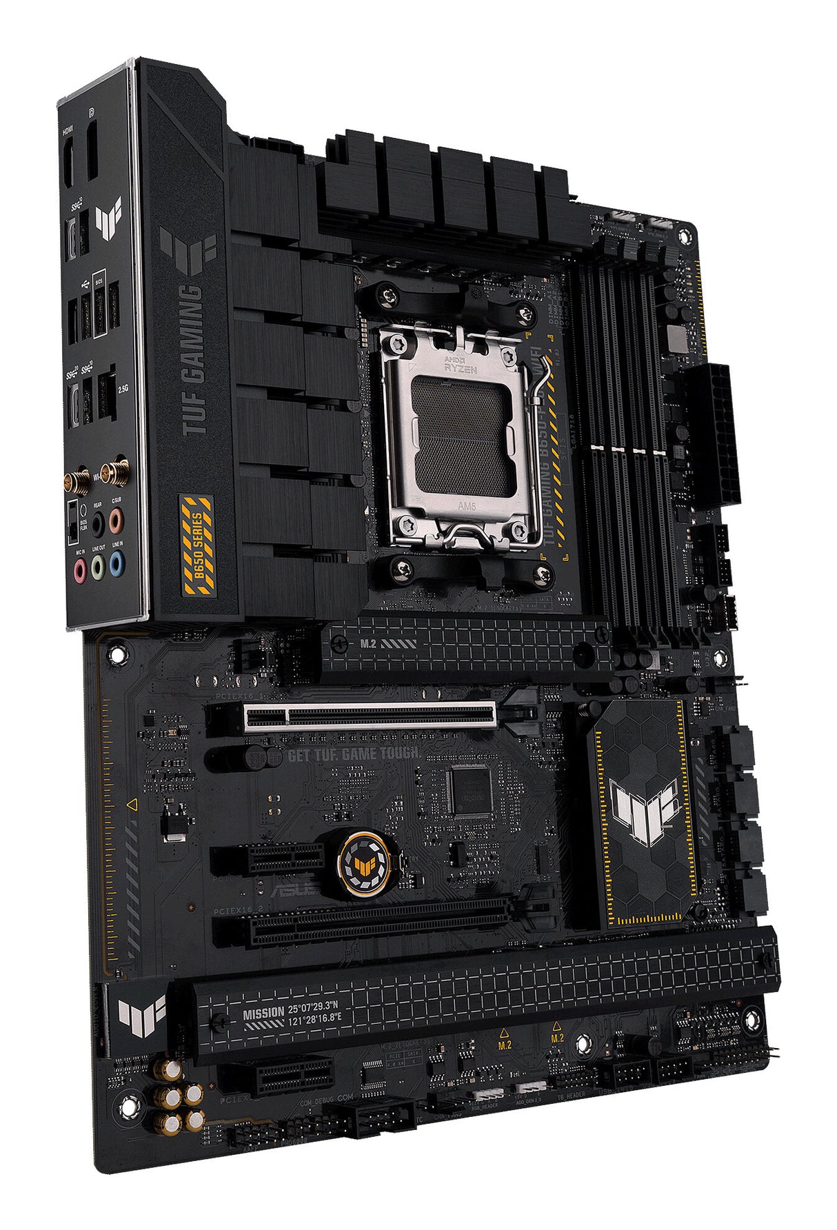 MB Asus AM5 TUF GAMING B650-PLUS WIFI- PCIe5- 2xPCIe4 M.2- 4xDDR5- DP- HDMI- SATA6- USB3.2 Gen2 & Gen1- ATX
