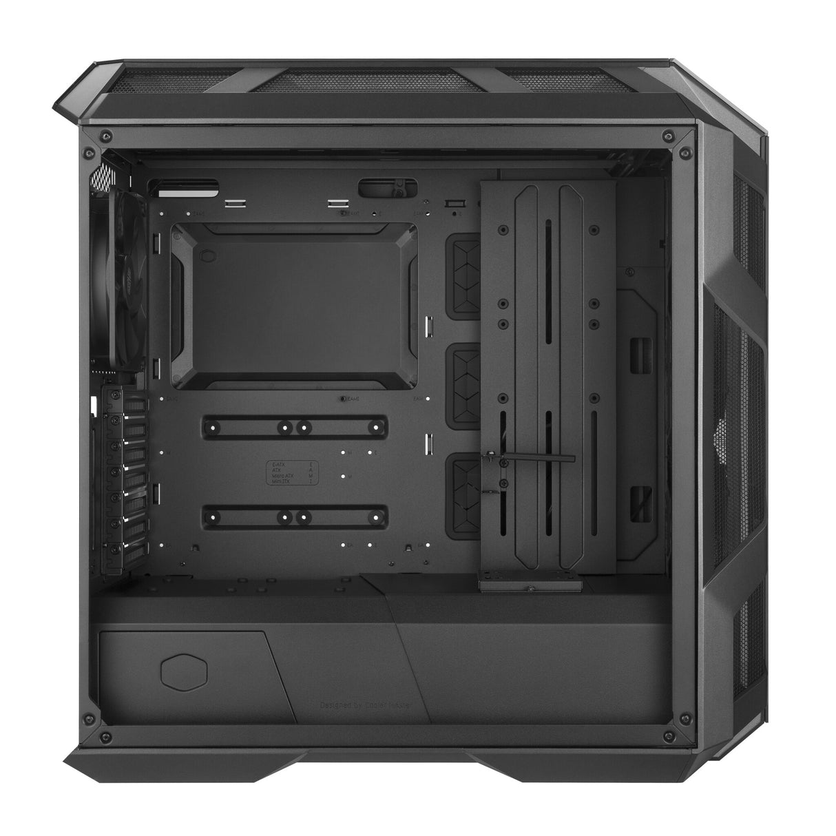 Case MasterCase H500M- 2USB3-Audio I&O-2x 2.5"/3.5"-2x 2.5"-2x 200mm ARGB Front Fans 140mm Rear Fan-Radiator Supp.-NO PSU