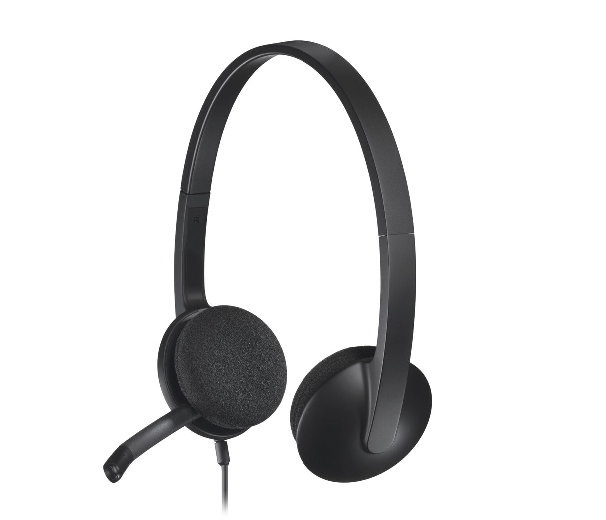 Cuffia con microfono LOGITECH RETAIL - H340 USB Nero
