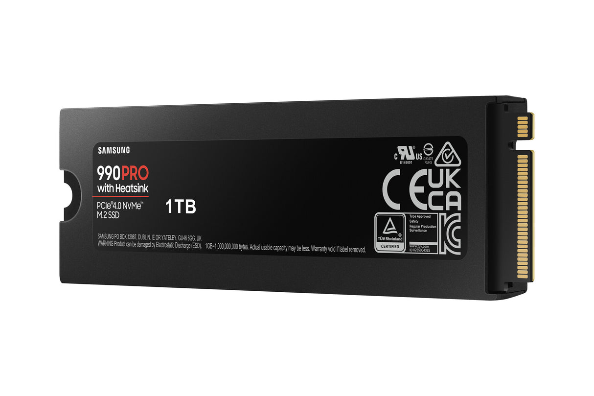 SSD SAMSUNG 990 PRO - 1TB M.2 PCIe Gen4x4 (R7450- W6900) Heatsink