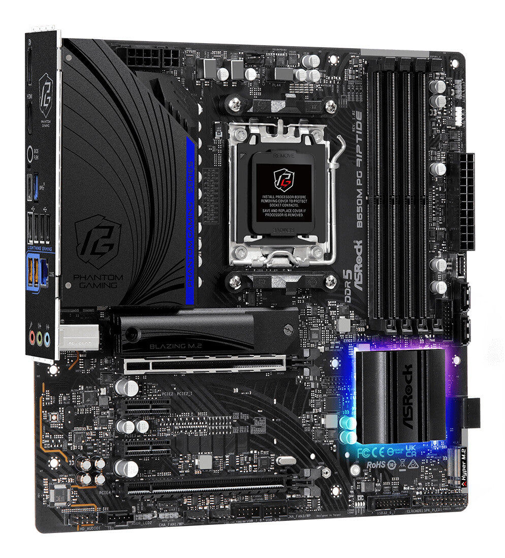 MB Asrock AM5 B650M PG RIPTIDE 4*DDR5 4*SATA3 mATX