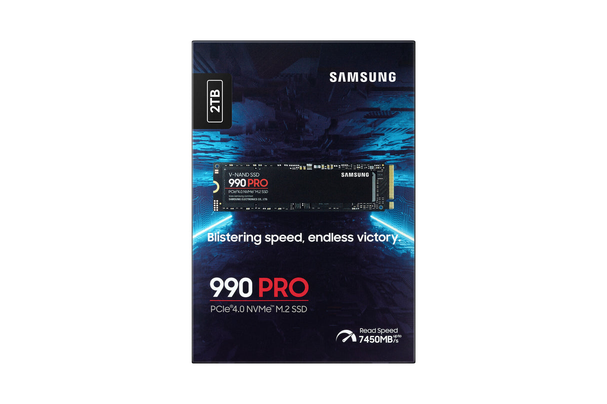 SSD SAMSUNG 990 PRO - 2TB M.2 PCIe Gen4x4 (R7400- W6900)