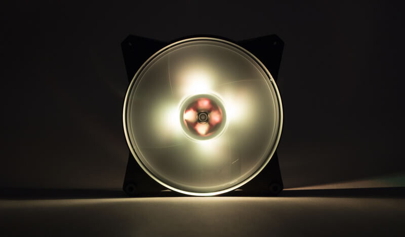 MasterFan Pro 140 Air Pressure RGB PACK- 140mm LED fan- 500 ~ 800 RPM- 3in1 with RGB controller