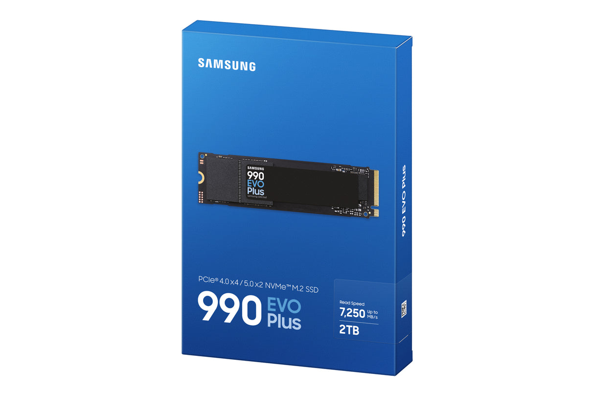 SSD SAMSUNG 990 EVO Plus - 2TB M.2 PCIe Gen4x4 (R7150- W6300)