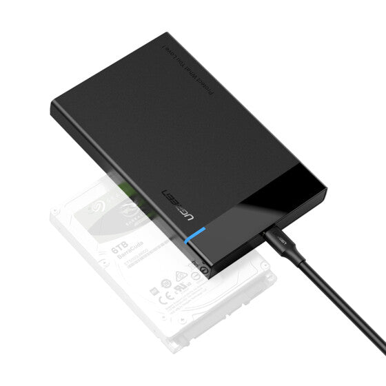 UGREEN Case Esterno per HDD/SSD 2-5"- USB Type-C