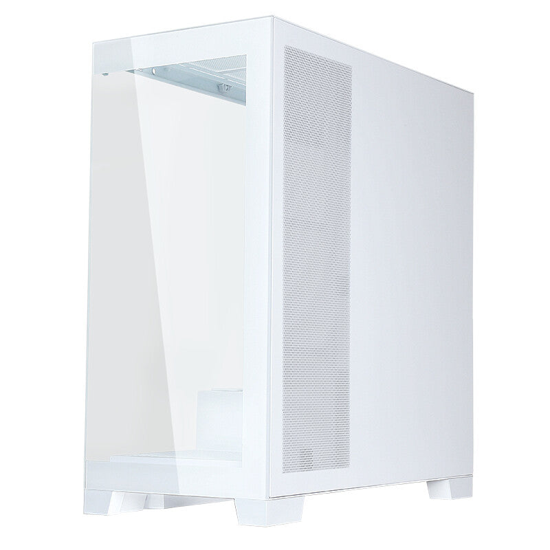 Case SHOWBUI 45W - Gaming Tower- ATX- 4x12cm ARGB fan- 2xUSB3- Type-C- Side & Front Panel Temp Glass- White Edition