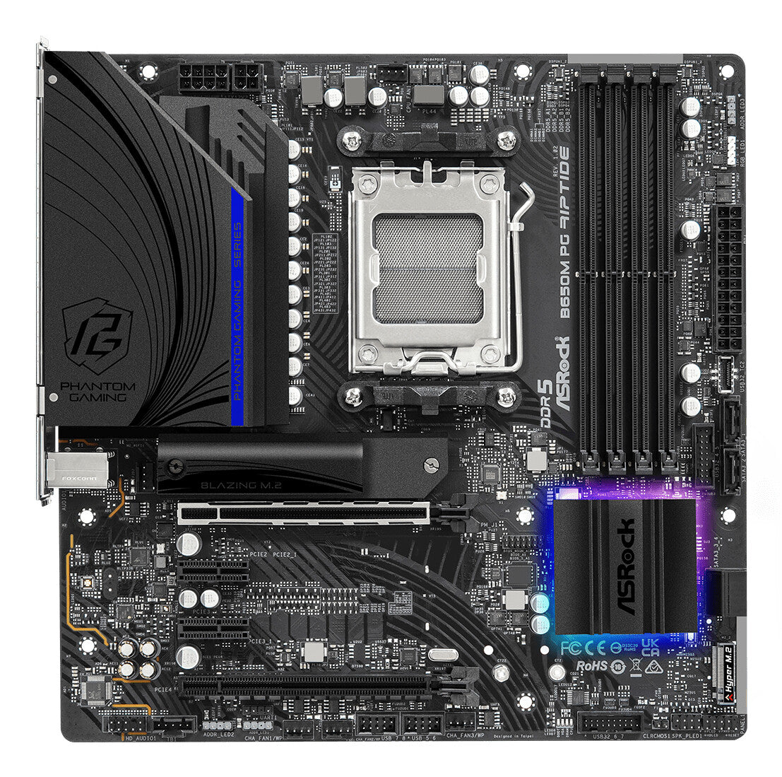 MB Asrock AM5 B650M PG RIPTIDE 4*DDR5 4*SATA3 mATX