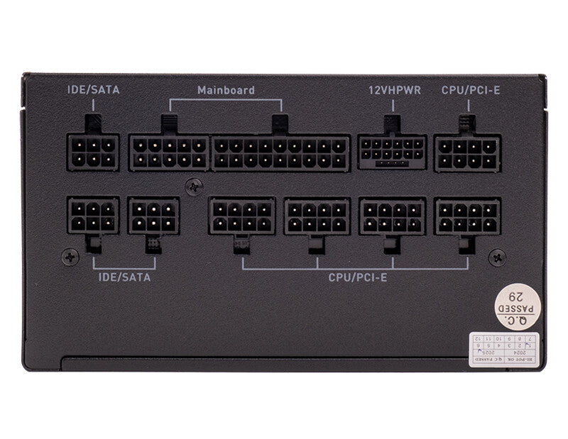 Alimentatore GBI750 - 750W- 80Plus Gold- ATX 3.1- Ventola FDB 14cm- Cond Giapponesi- Modulare