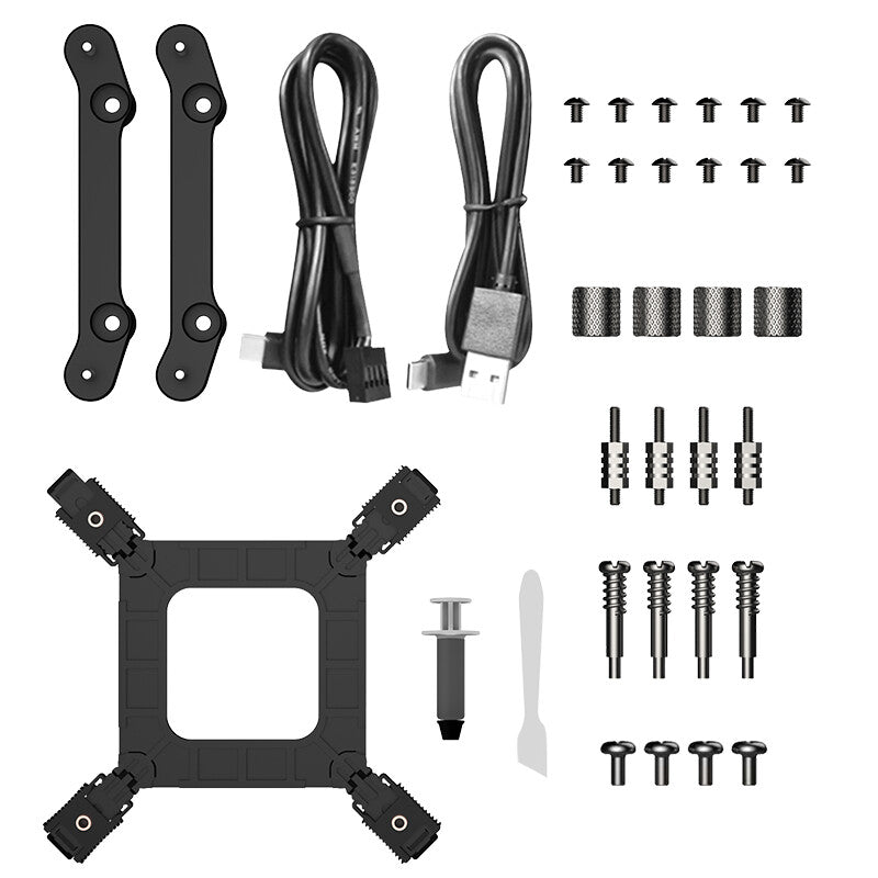 Dissipatore a liquido THERMORA 50B - 360mm- Skt Universale- ARGB PWM fan- LCD 5" con software