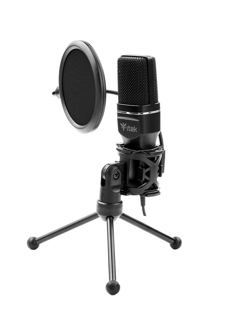 Bundle - Microfono a Condensatore M100 con Supporto regolabile da tavolo in OMAGGIO