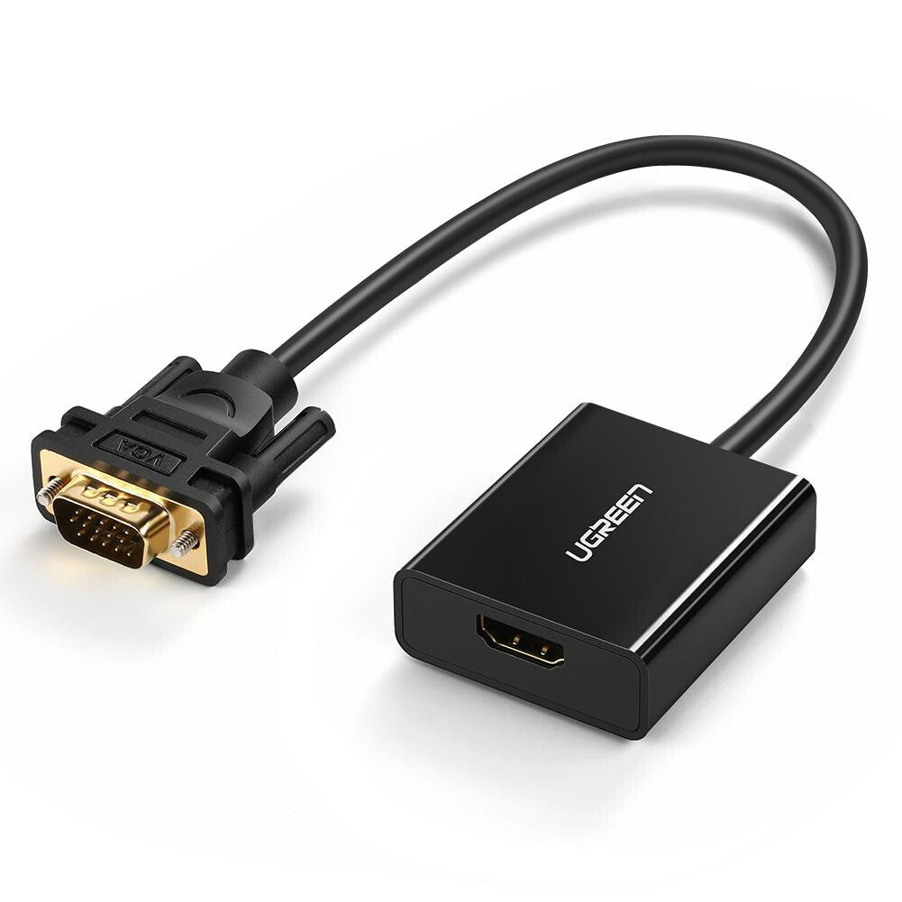 UGREEN VGA to HDMI Adapter with Micro USB Charging Port