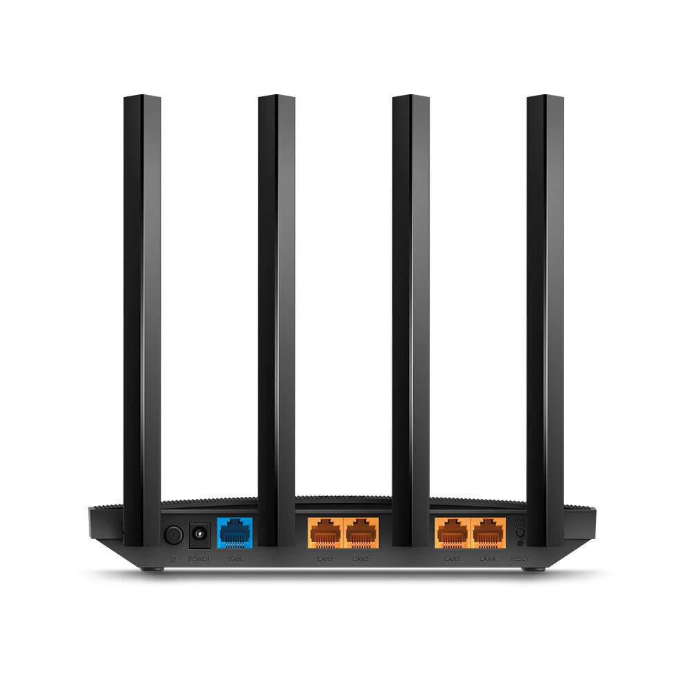 TP-LINK Router Wi-Fi AC1900- 1300Mbps at 5GHz + 600Mbps at 2.4GHz- 5 Gigabit P- 4ant- MU-MIMO- Beamf- Smart- IPTV- AP Mode- IPv6