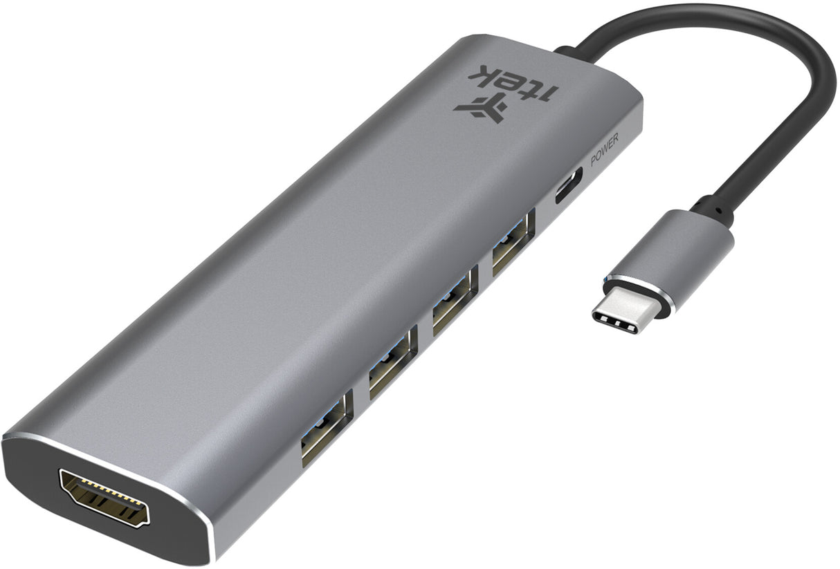 ITEK HUB USB-C 6 in 1- HDMI + 4USB3 + USB-C