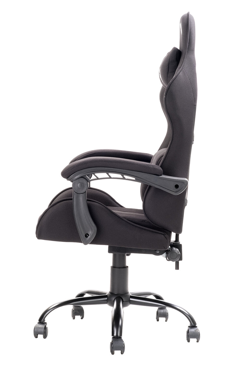 itek Gaming Chair RHOMBUS FF10 - Tessuto- Doppio Cuscino- Schienale Reclinabile- Nero Nero