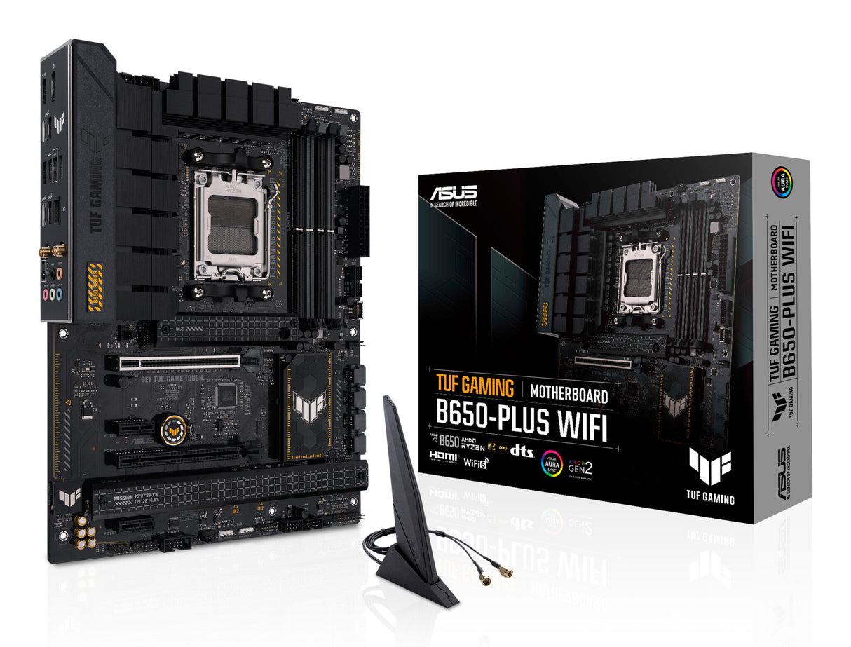 MB Asus AM5 TUF GAMING B650-PLUS WIFI- PCIe5- 2xPCIe4 M.2- 4xDDR5- DP- HDMI- SATA6- USB3.2 Gen2 & Gen1- ATX