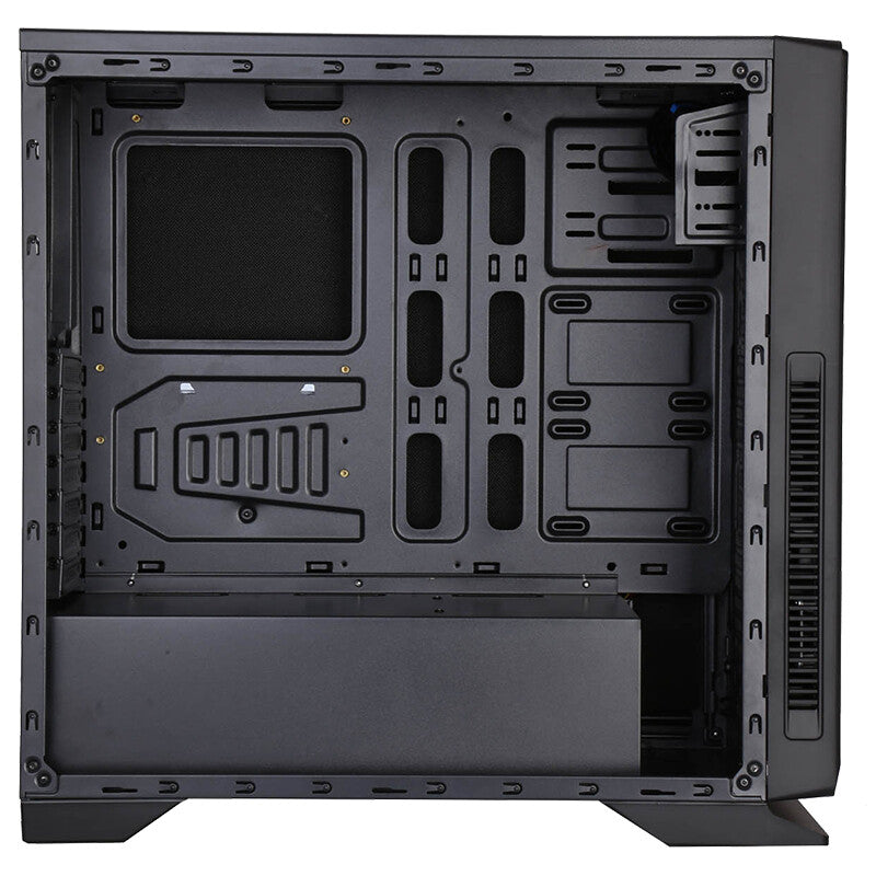 Case SYLENT 07 EVO - Silent Middle Tower- Type-C- 2xUSB3- Card Reader- 3x12cm fan- fan control- 0.7mm- coating. sound absorbing
