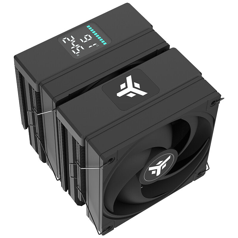 Dissipatore ad aria ICY-6HAT - Skt universale- 250W TDP- 6 Heatpipe- 12cm Fan- Digital Display