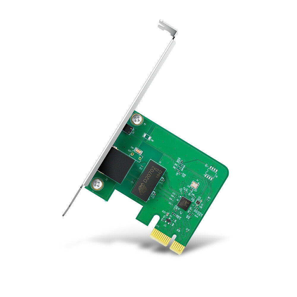 TP-LINK Scheda di rete PCI Express- 10/100/1000M RJ45- Realtek RTL8168E- Auto MDI/MDIX