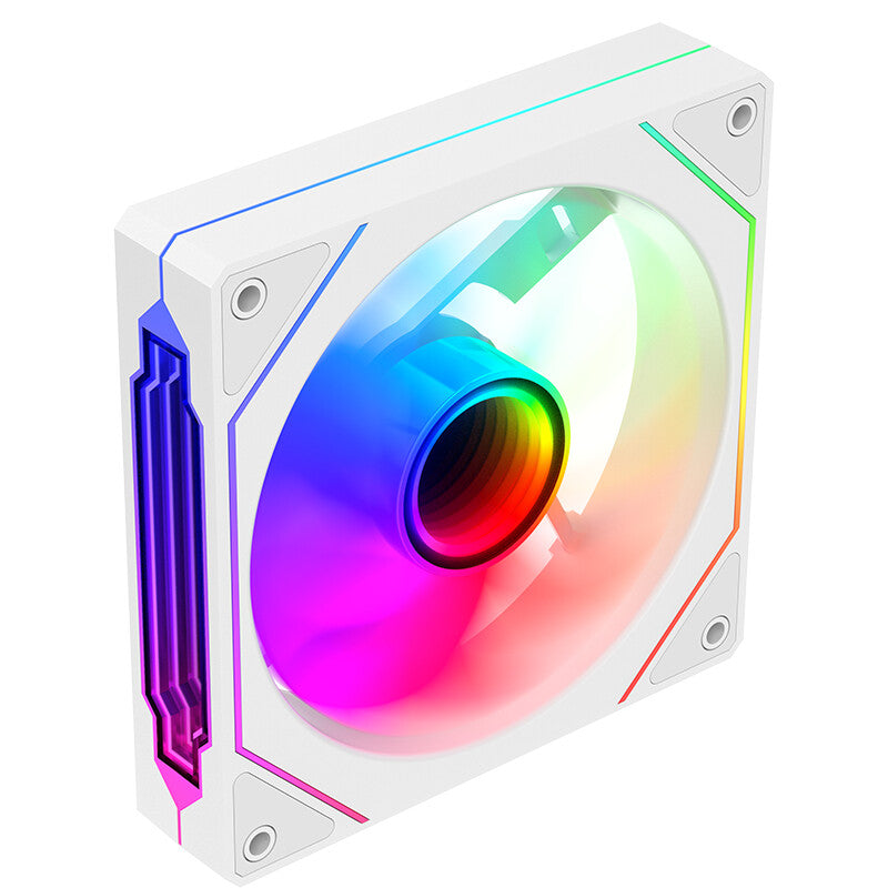 Ventola per case INFINITY White - 12cm - ARGB Sync 5V 3pin - 4pin PWM