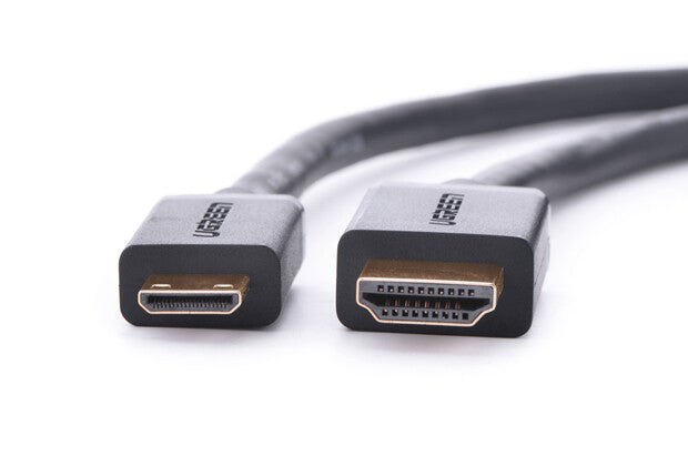 UGREEN Adattatore Mini HDMI maschio a HDMI femmina 22cm (Black)