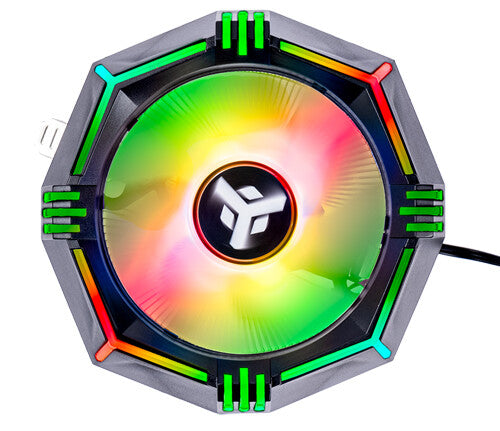 ICY-4LPR air cooler - Universal Skt - 65W TDP - Low Profile - RGB Rainbow