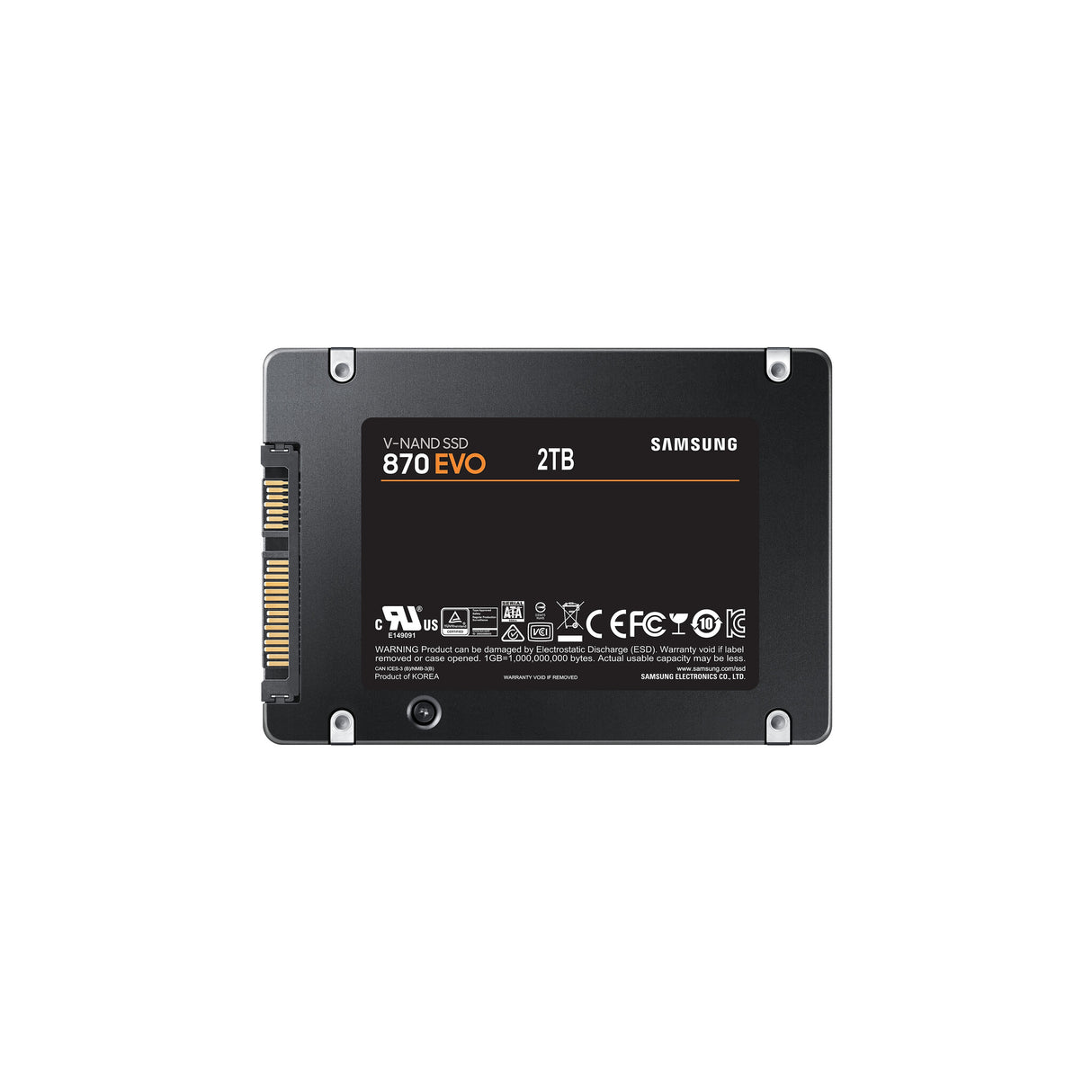 SSD SAMSUNG 870 EVO - 2TB 2.5" SATA 6GB (R560 - W530)