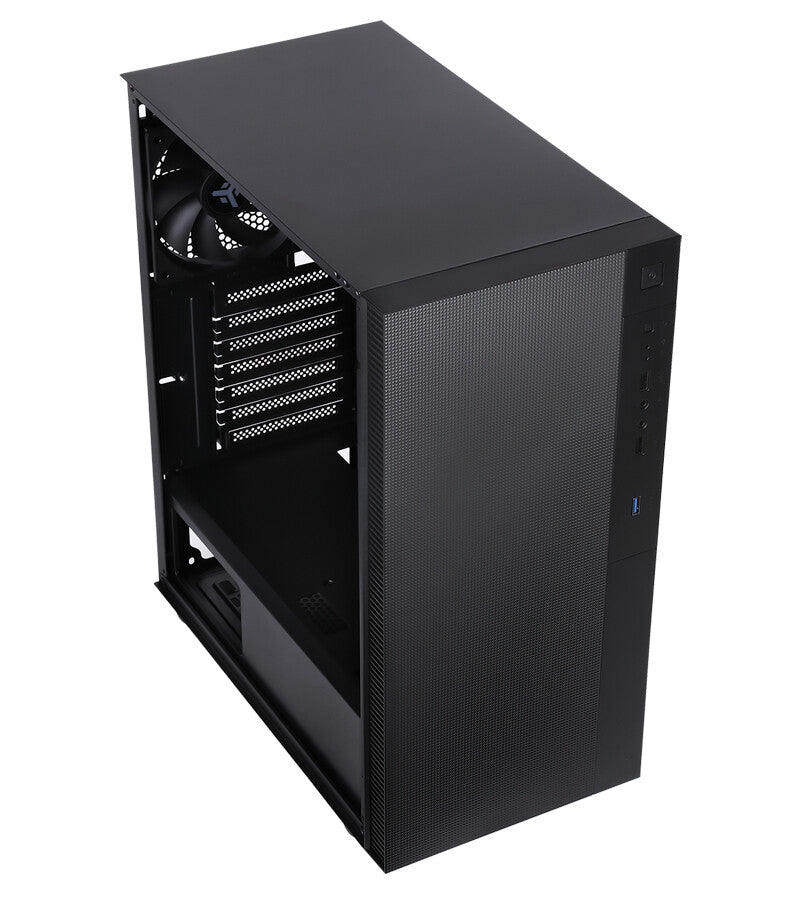 Case SYLENT 03N - Silent Middle Tower- USB3- 3x12cm fan- coated. sound absorbing