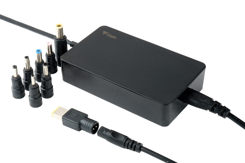 Alimentatore Universale per Notebook - 90W- 8 connettori- Slim Design