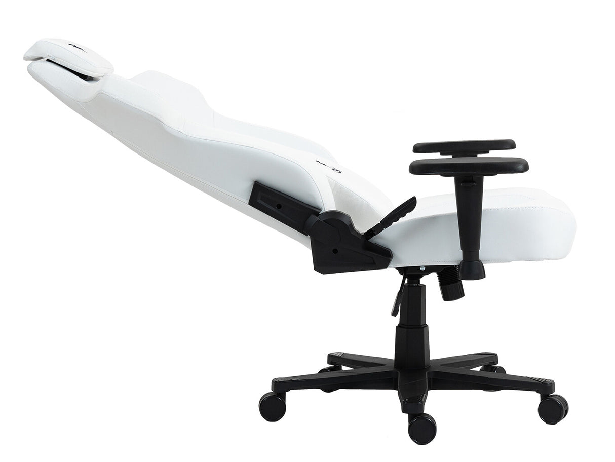 itek Gaming Chair SHUTTLE PM66 - PVC e Tessuto- Braccioli 3D- Nero Bianco