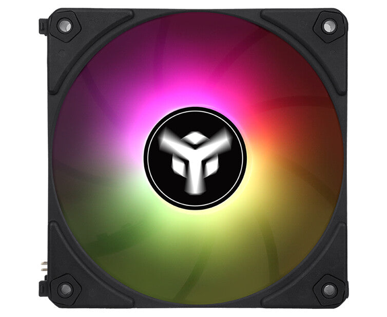 Kit 3x UW12 Black case fan - 12cm - ARGB Sync 5V 3pin - 4pin PWM - Wireless