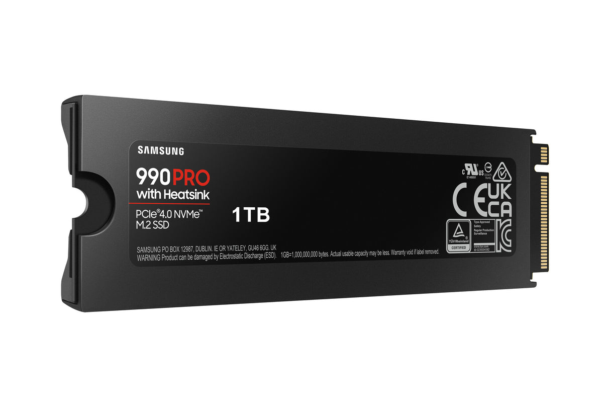 SSD SAMSUNG 990 PRO - 1TB M.2 PCIe Gen4x4 (R7450- W6900) Heatsink