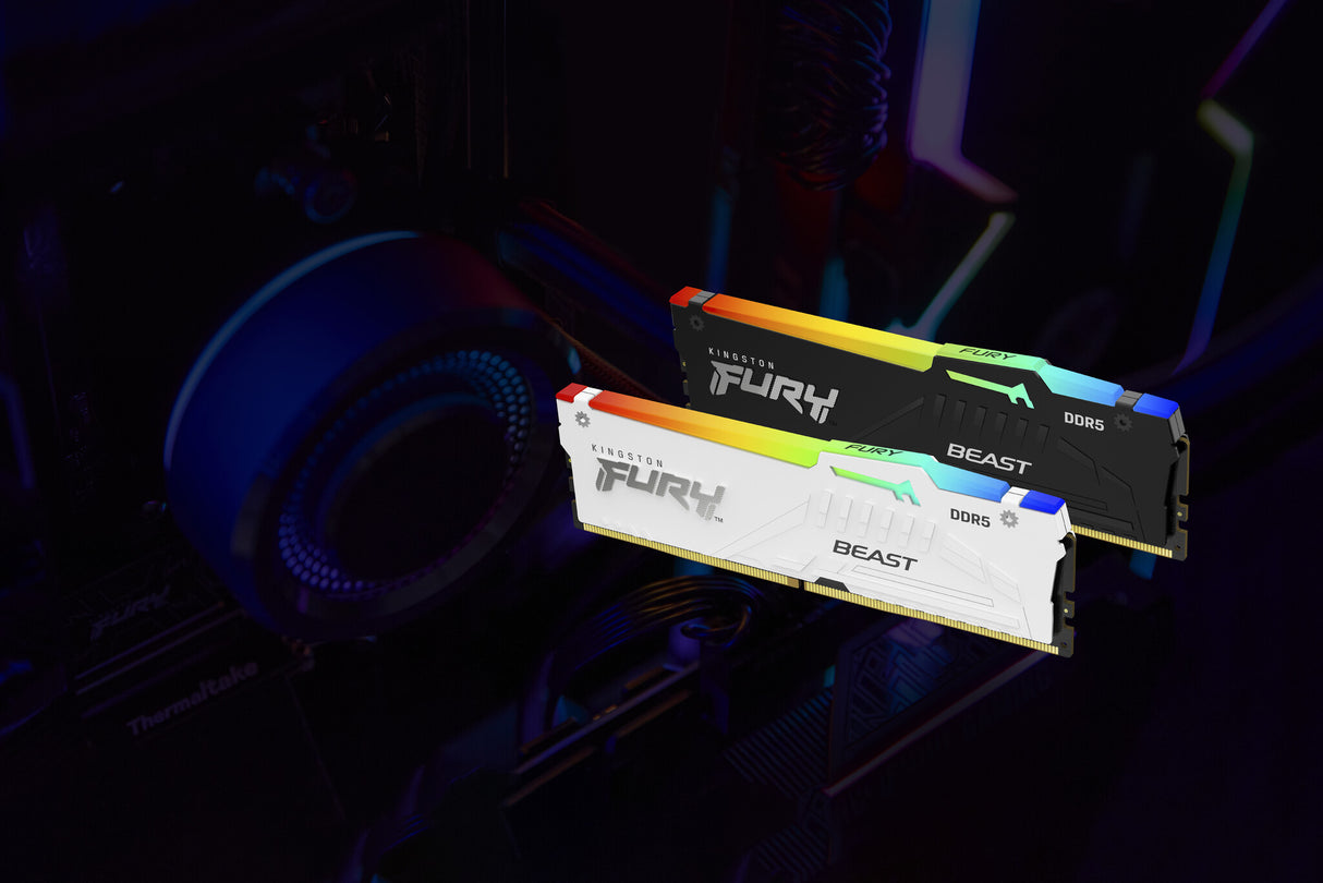 KINGSTON DIMM 32GB (2x16GB) DDR5 6000MHZ CL30 FURY Beast RGB EX