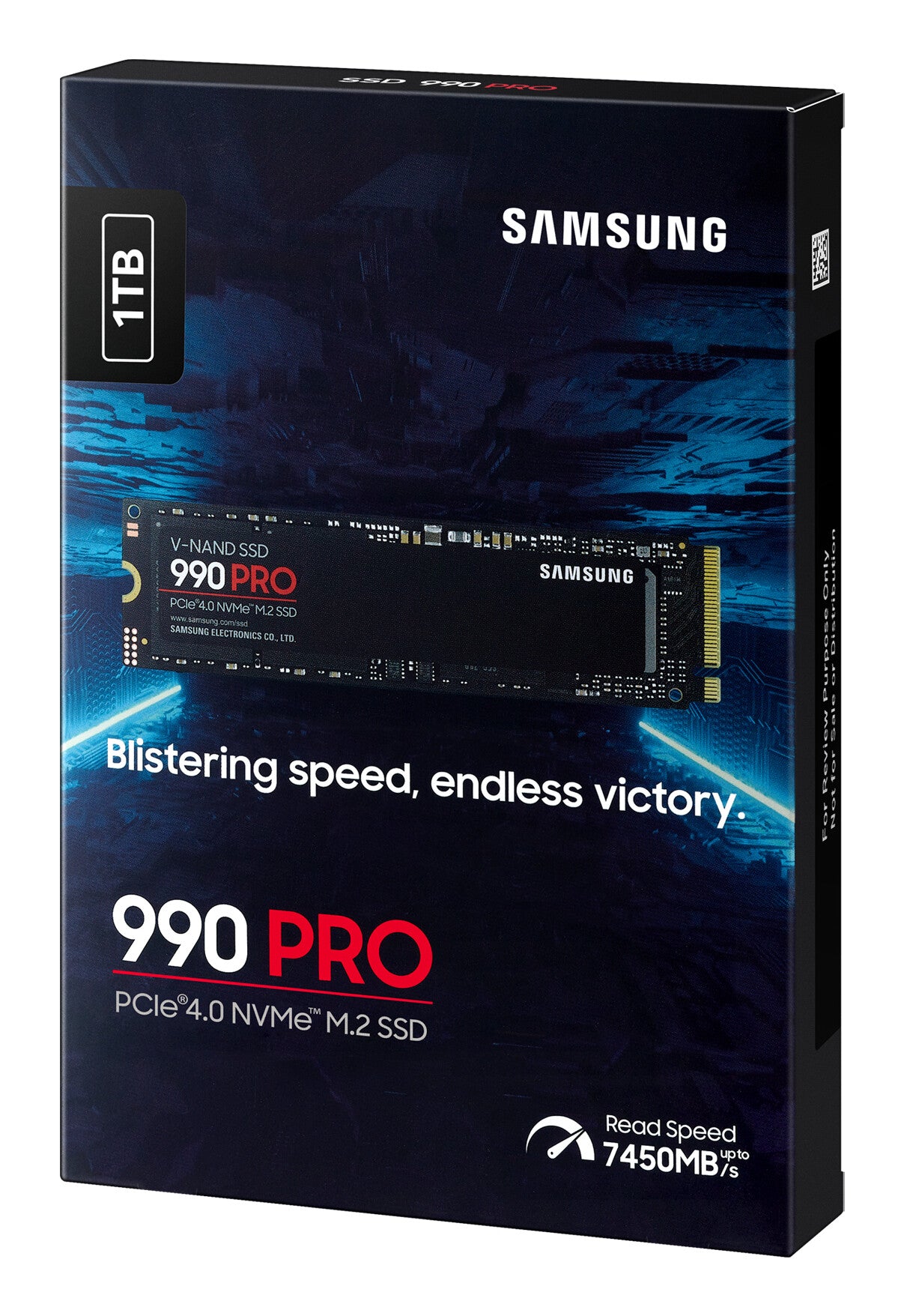 SSD SAMSUNG 990 PRO - 1TB M.2 PCIe Gen4x4 (R7450- W6900)