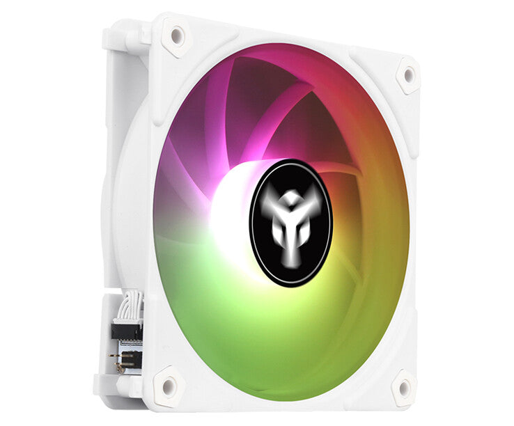 Kit 3x Ventola per case UW12 White - 12cm- ARGB Sync 5V 3pin- 4pin PWM- Senza fili