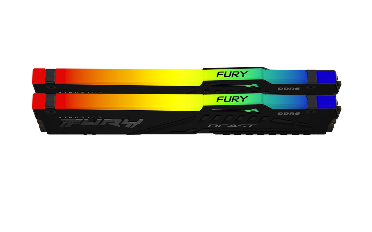 KINGSTON DIMM 32GB (2x16GB) DDR5 6000MHZ CL30 FURY Beast RGB EX