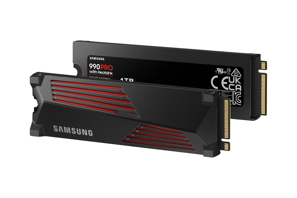 SSD SAMSUNG 990 PRO - 1TB M.2 PCIe Gen4x4 (R7450- W6900) Heatsink