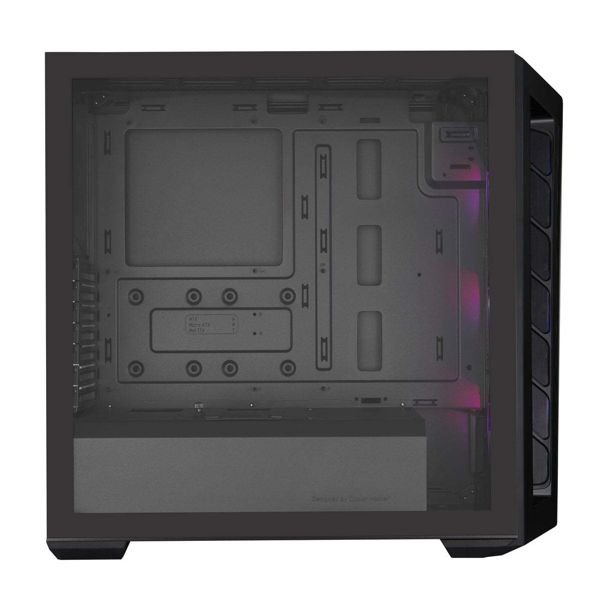 Case MasterBox MB511 ARGB- 2xCombo 2.5"/3.5"-5xSSD- 3x 120 ARGB fans-incl. controller-Radiator Support-Temp.Glass Side P.-NO PSU