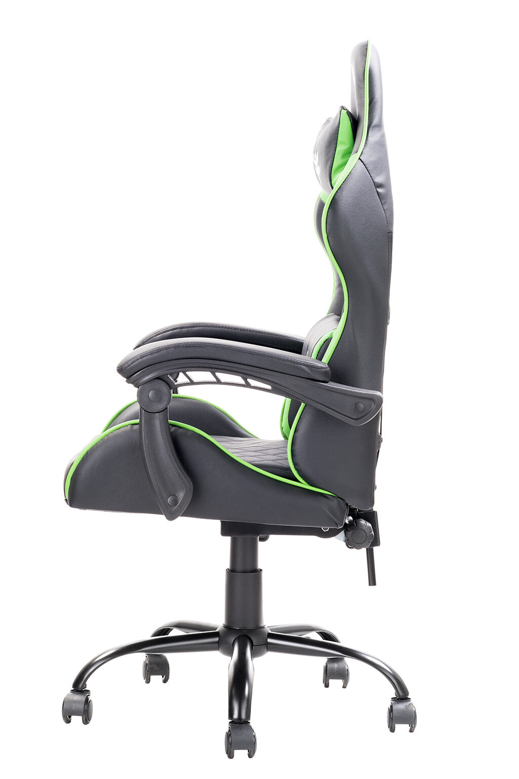 itek Gaming Chair RHOMBUS PF10 - PVC- Doppio Cuscino- Schienale Reclinabile- Nero Verde