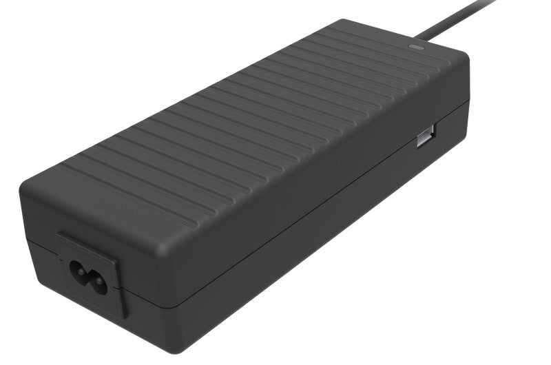 Universal Notebook Power Supply 120W with 12 connectors - USB port 5V1A - 100/240VAC - 9.5/24VDC