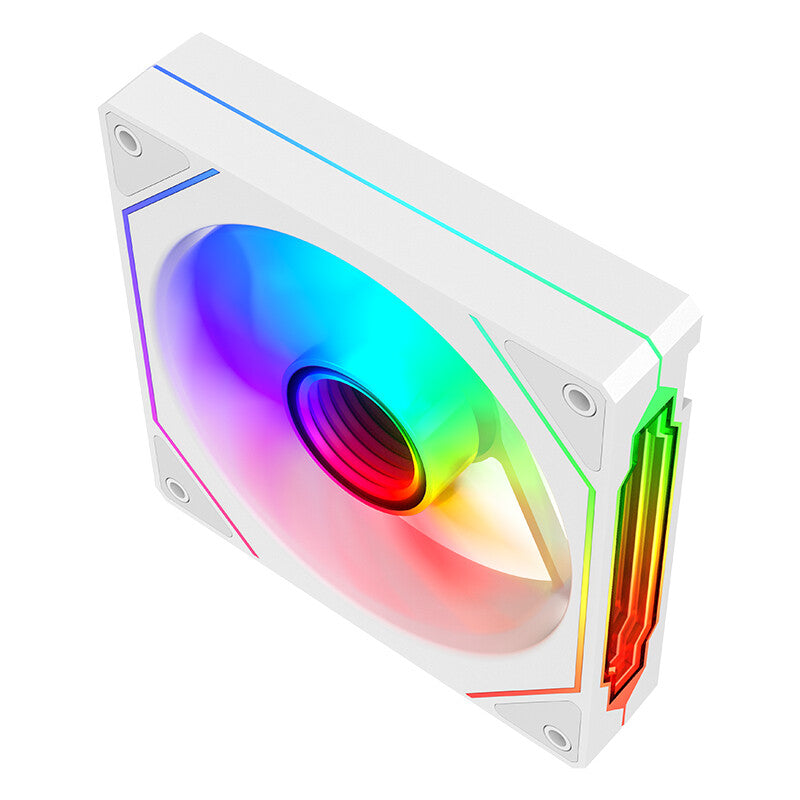 Ventola per case INFINITY White - 12cm - ARGB Sync 5V 3pin - 4pin PWM