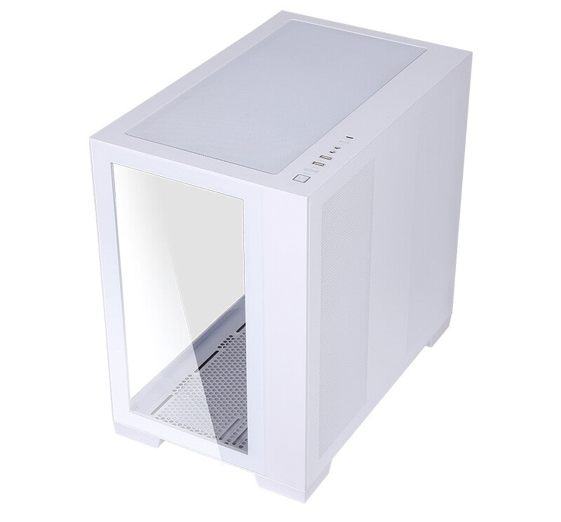 Case DARK CAVE - Gaming Tower- ATX- 4x12cm ARGB fan- 2xUSB3- Type-C- Side & Front Panel Temp Glass- White Edition