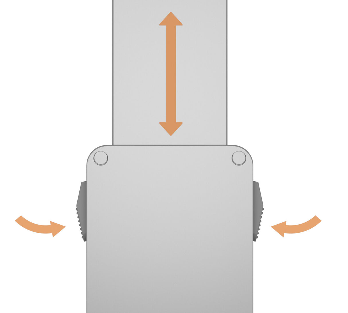 ICY BOX Porta notebook fino a 17" regolabile in altezza- girevole