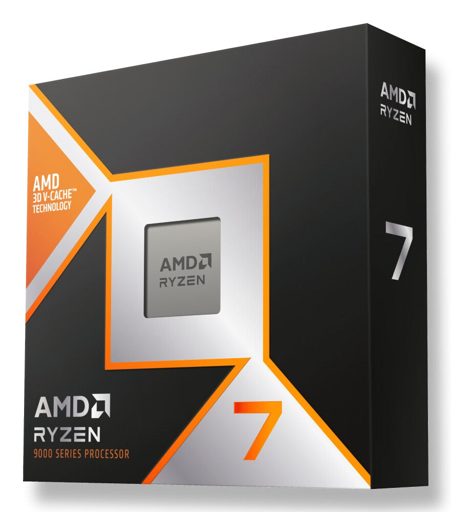 CPU AMD Ryzen 7 9800X3D 5.2Ghz 8 cores 104MB (w/ 3D V-Cache) 120W AM5 NO DISS